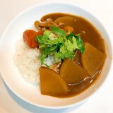 ささみとしめじと大根の☆具沢山カレーライス